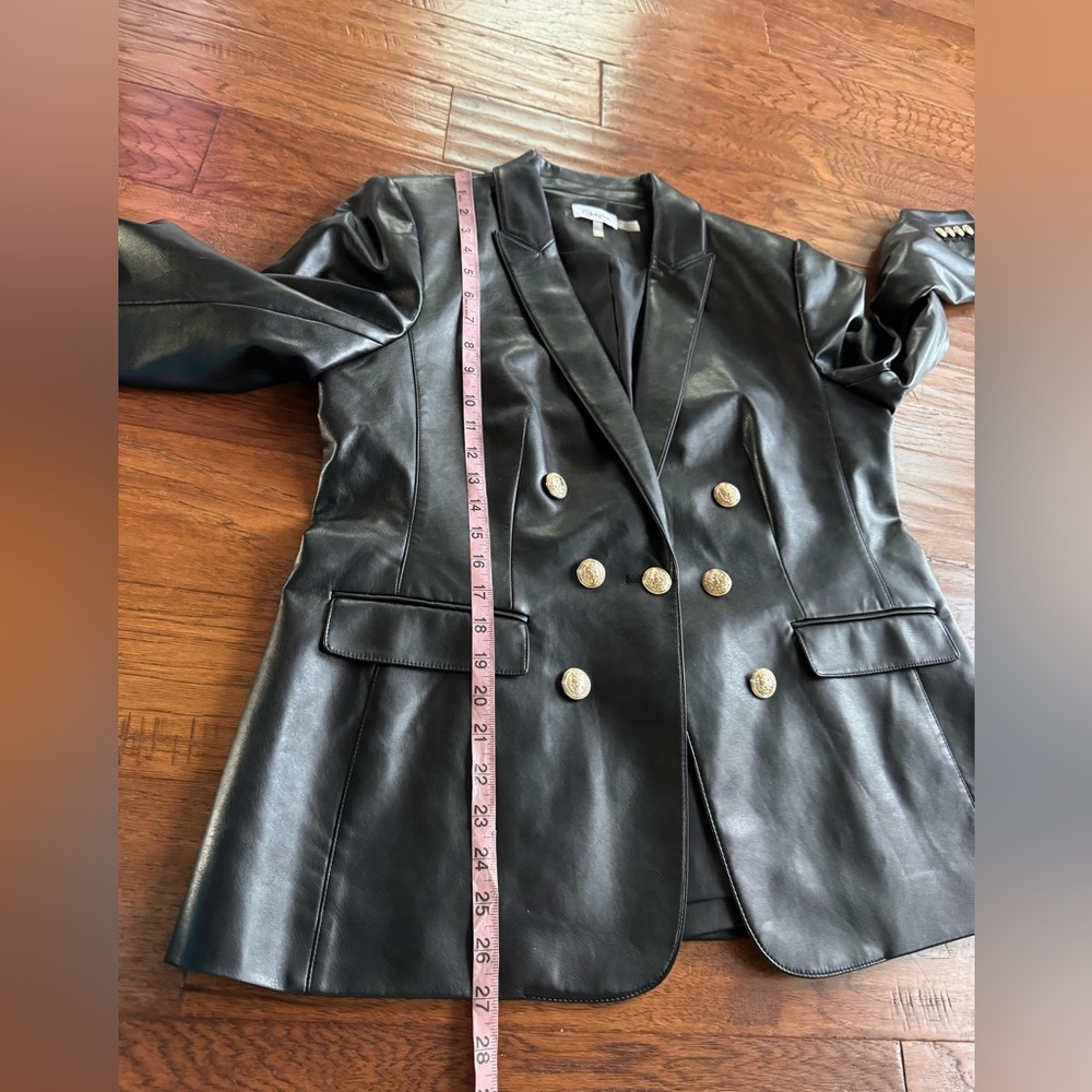 Calvin Klein Black Faux‎ Blazer - Picture 16 of 16